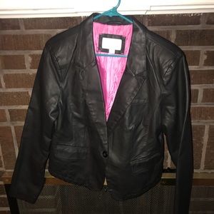 Faux Leather Jacket